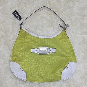 Green and White Women's Bag